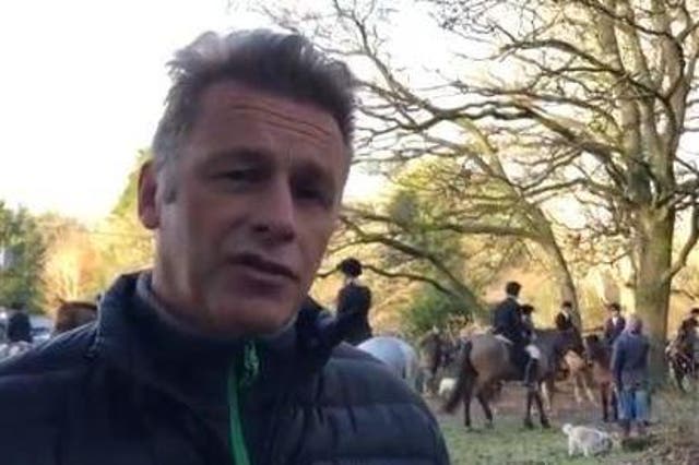 Chris Packham offered to be 'human quarry' for a hunt