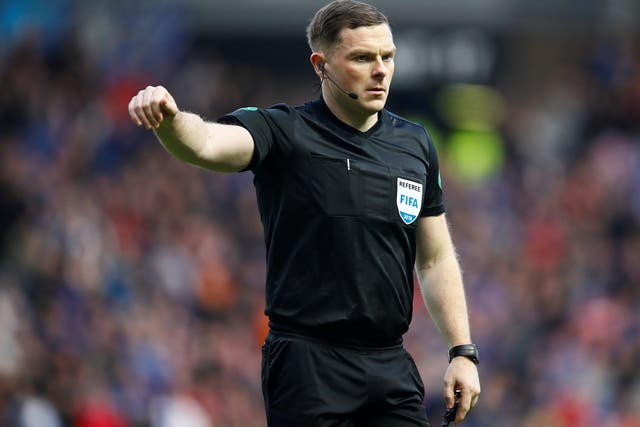 Referee John Beaton has been targeted with threatening messages