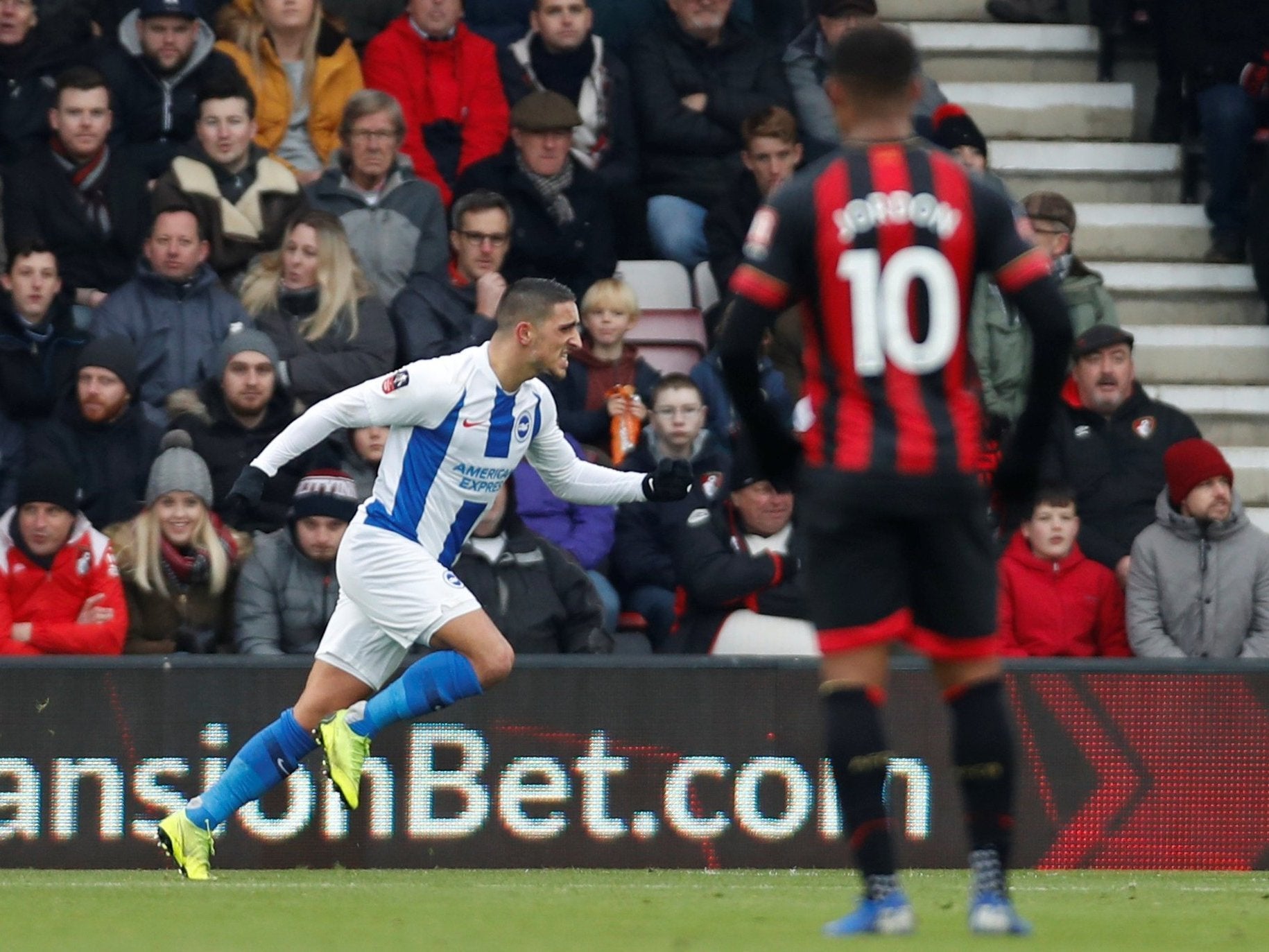 Knockaert scored Brighton's first