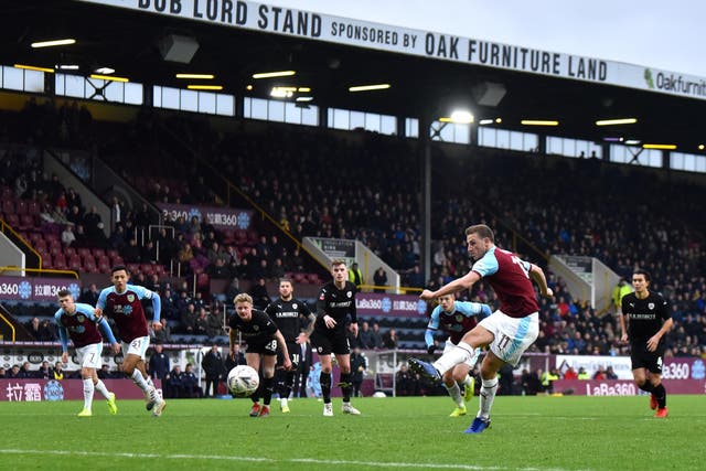 Chris Wood won it late from the spot for Burnley