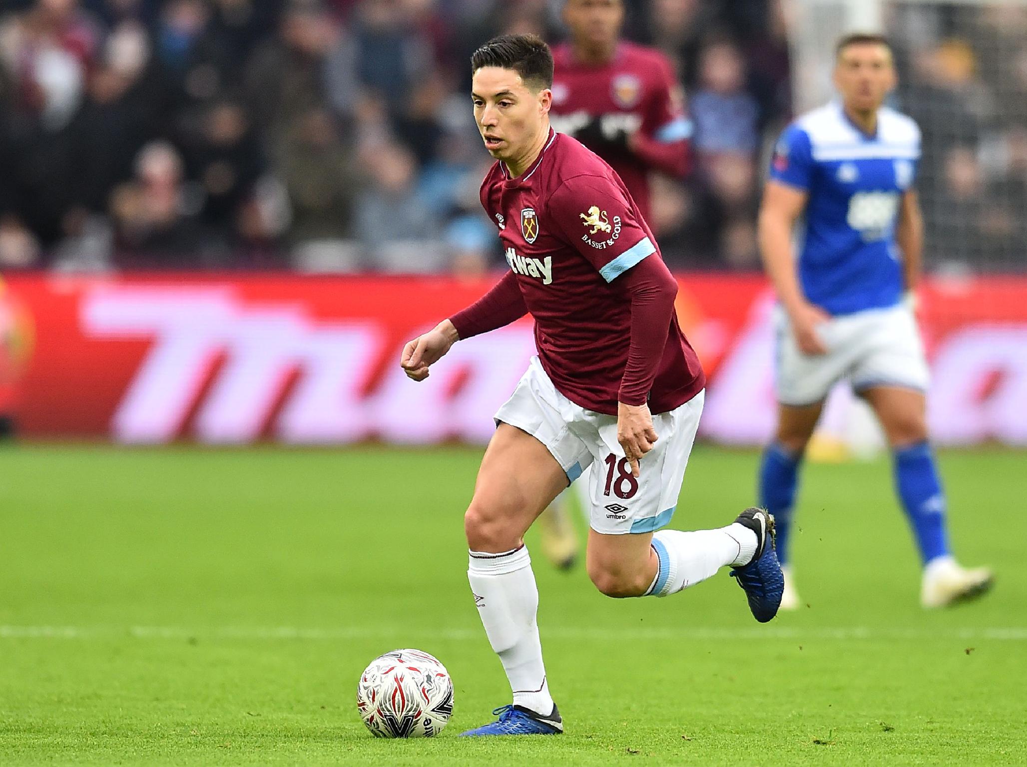 Nasri is set to face his former club after starting in the FA Cup (AFP/Getty)