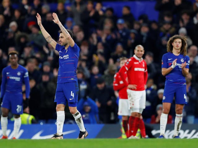 Cesc Fabregas bids farewell to Stamford Bridge with a move to Monaco set to be finalised in the coming days