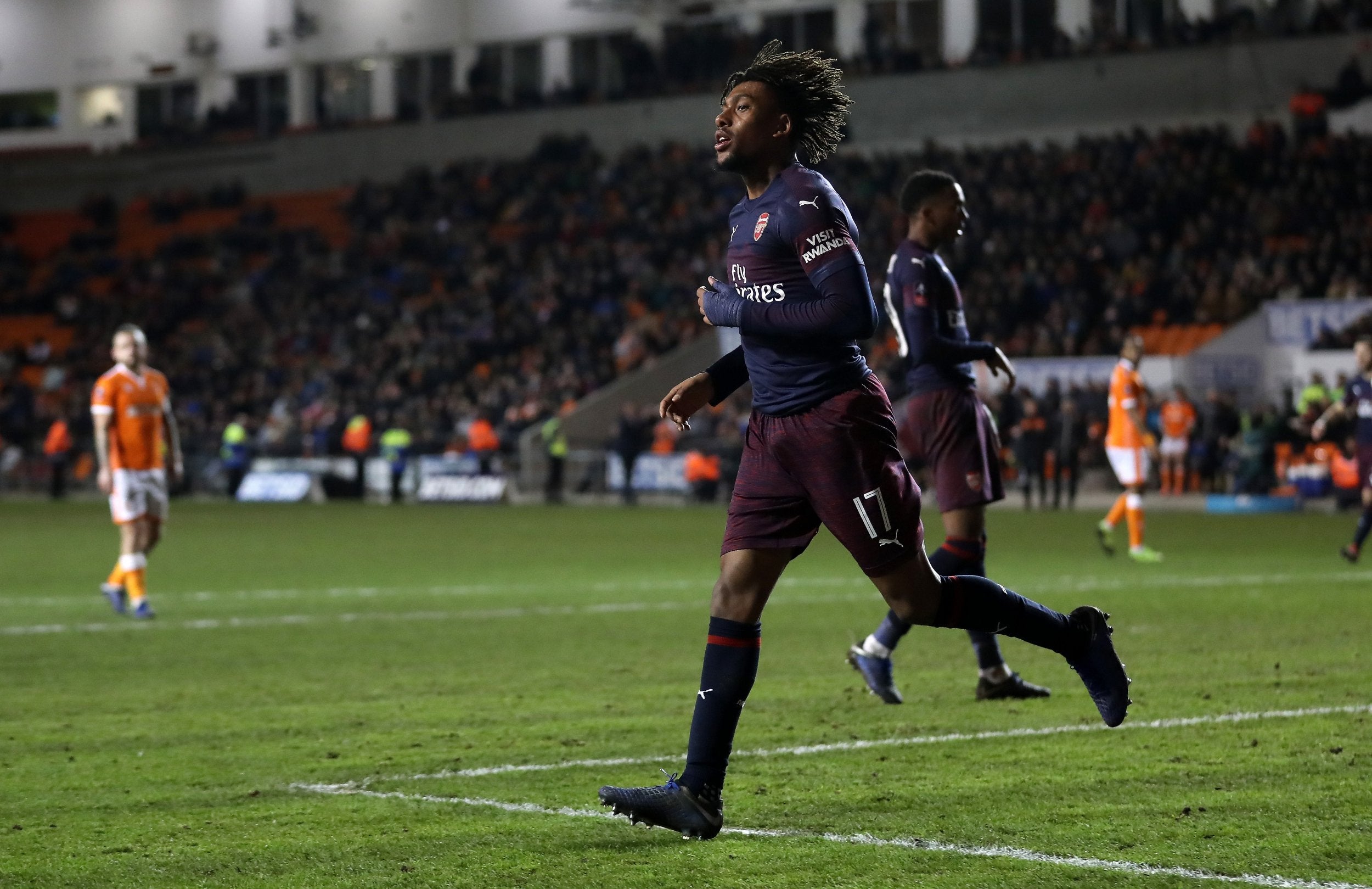Alex Iwobi completed the victory with a late third