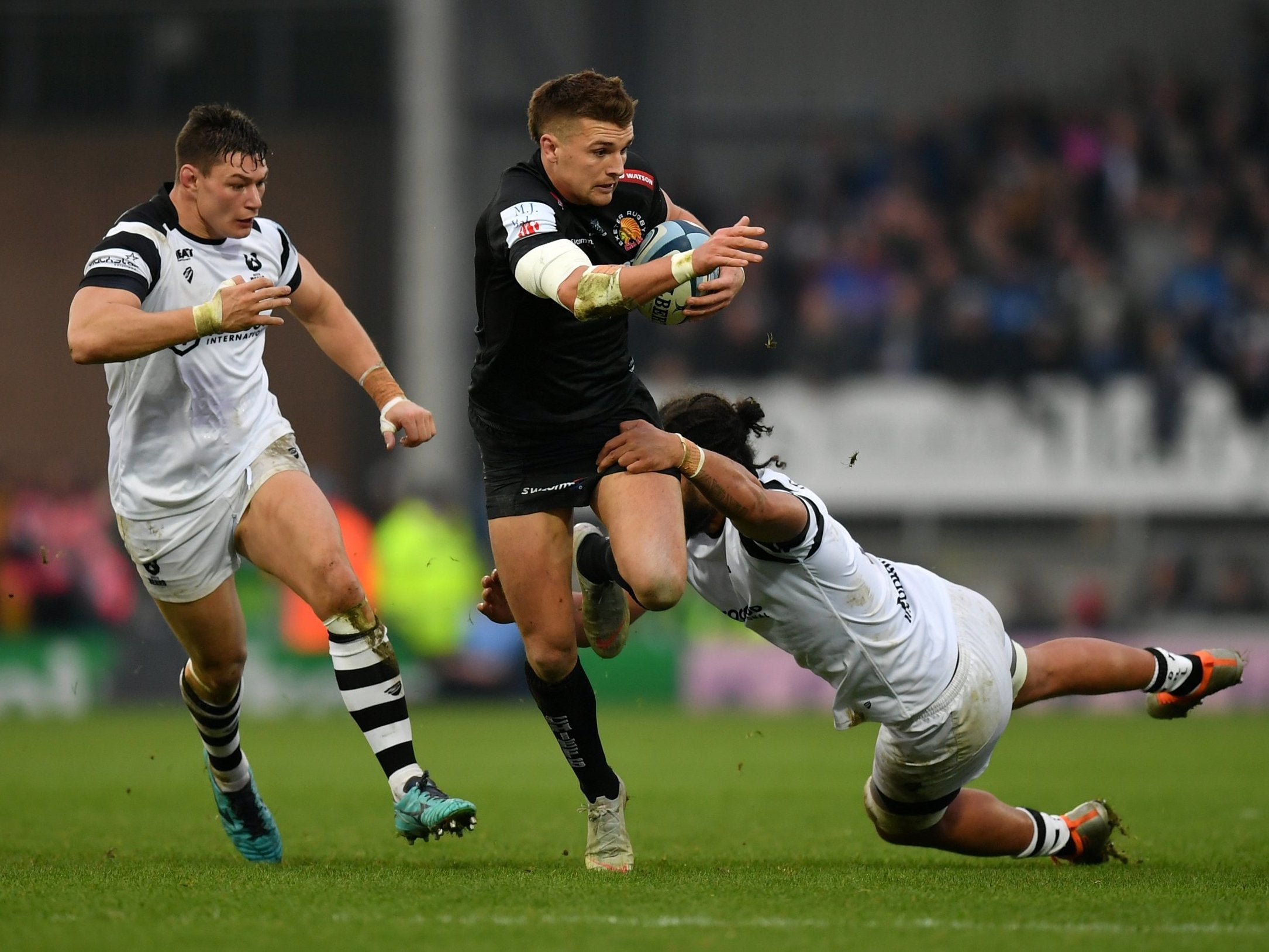 Henry Slade has enjoyed watching Simmonds' development over the years