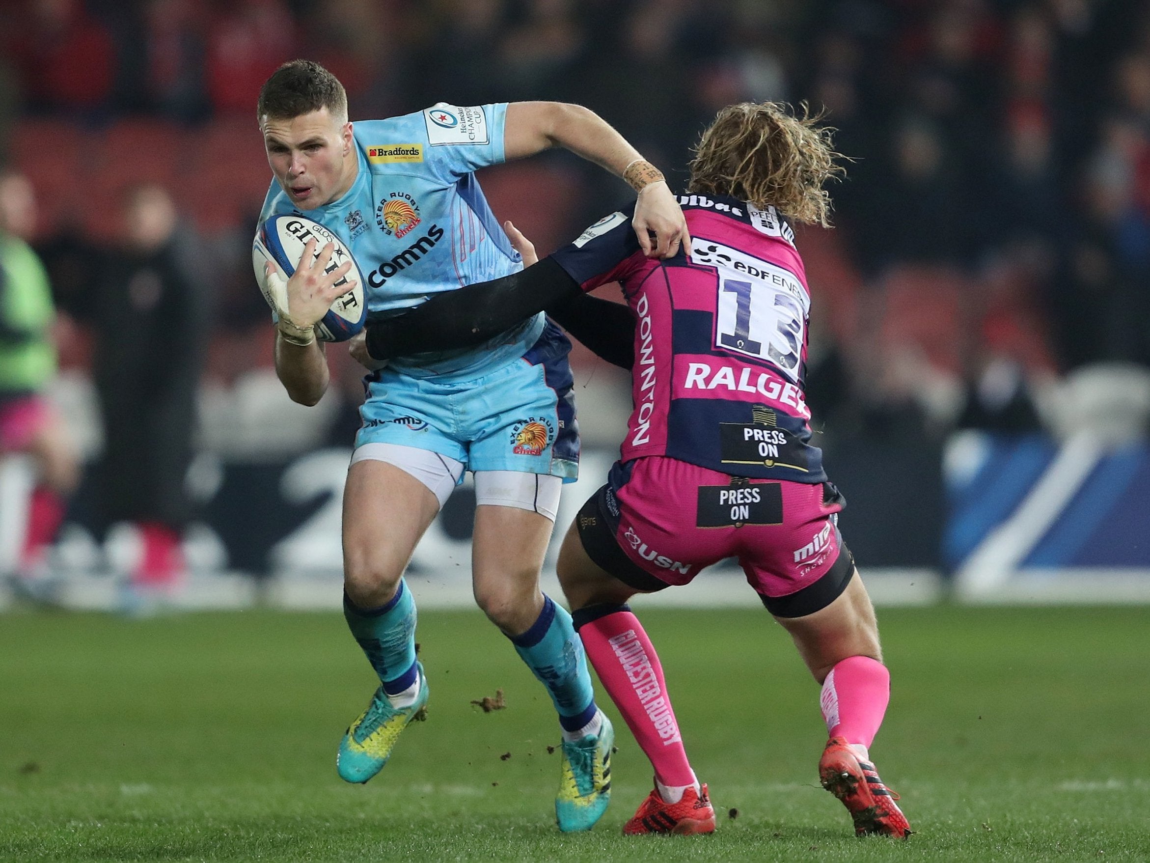 Simmonds has fallen behind Gareth Steenson in the Exeter fly-half pecking order