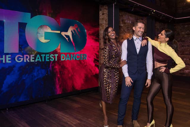 Oti Mabuse, Matthew Morrison and Cheryl on 'The Greatest Dancer'
