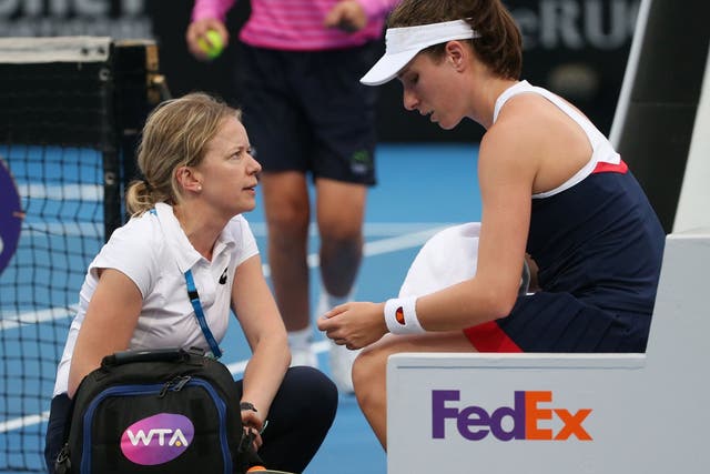 Konta had struggled in the run-up to the tournament in Melbourne