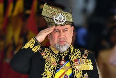 Malaysia’s king Muhammad V abdicates the throne
