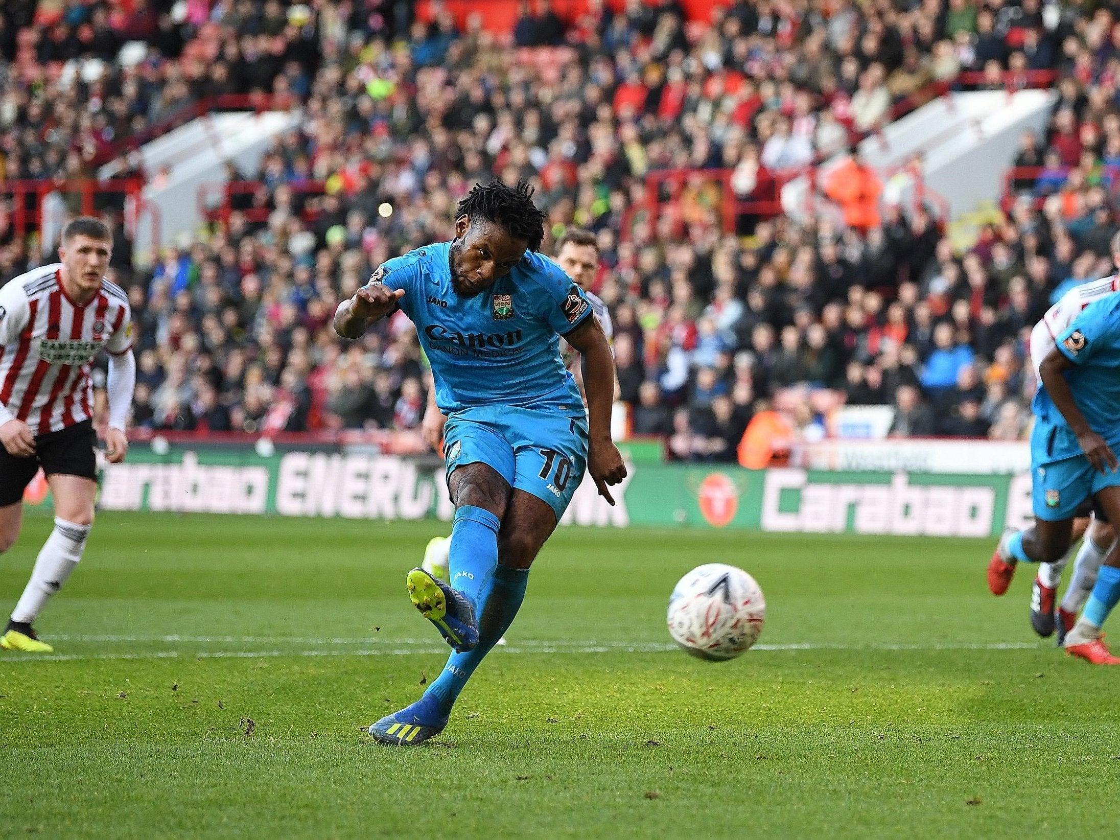 Shaquile Coulthirst scored the only goal of the game from the spot(Getty Images)