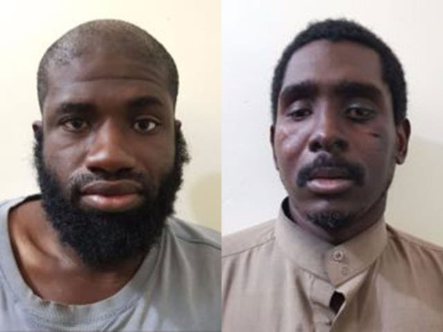 American Isis suspects Warren Christopher Clark, 34, and Zaid Abed al-Hamid, 35, in detention in Syria