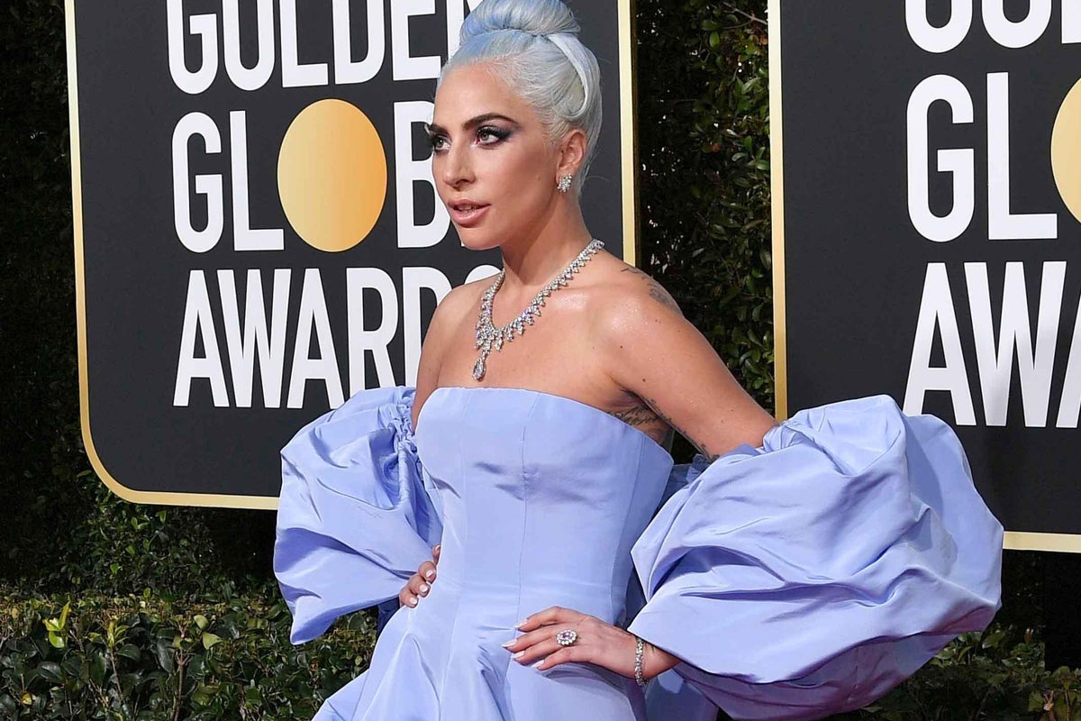 lady gaga valentino dress Lady Gaga Just Shut Down the Golden Globes Red Carpet in Valentino Couture