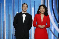 Sandra Oh gives emotional speech during Golden Globes monologue