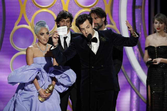 Lady Gaga wins Golden Globes award for Best Original Song
