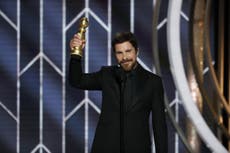 Christian Bale thanks Satan during Golden Globes acceptance speech