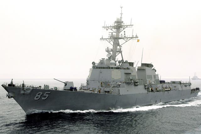 USS McCampbell carried out a 'freedom of navigation' operation by sailing within 12 nautical miles of the Paracel Island chain