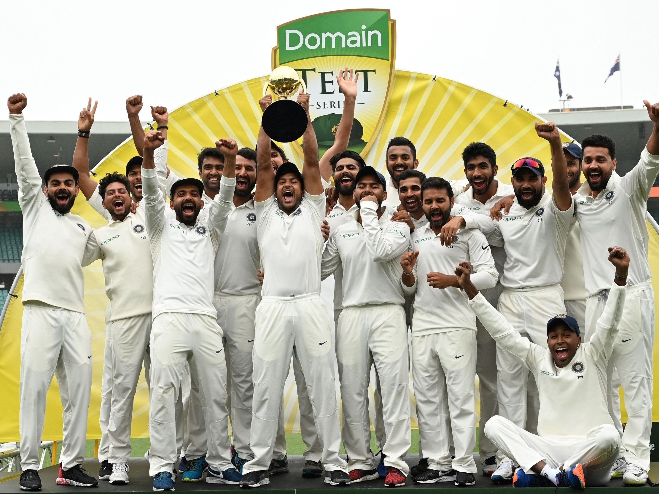 India sealed a historic series win in Sydney