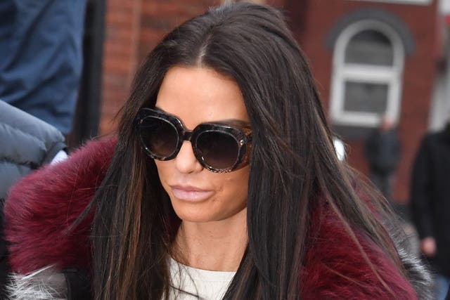 Katie Price is accused of being drunk in charge of a vehicle on 10 October last year