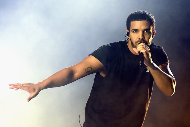 Drake performs at Coachella in 2015