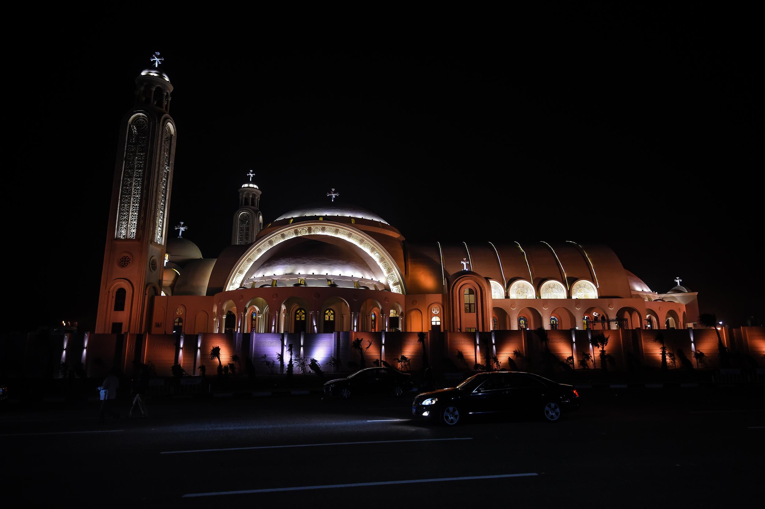 The newly inaugurated Cathedral of Nativity in Egypt's New Administrative Capital, east of Cairo