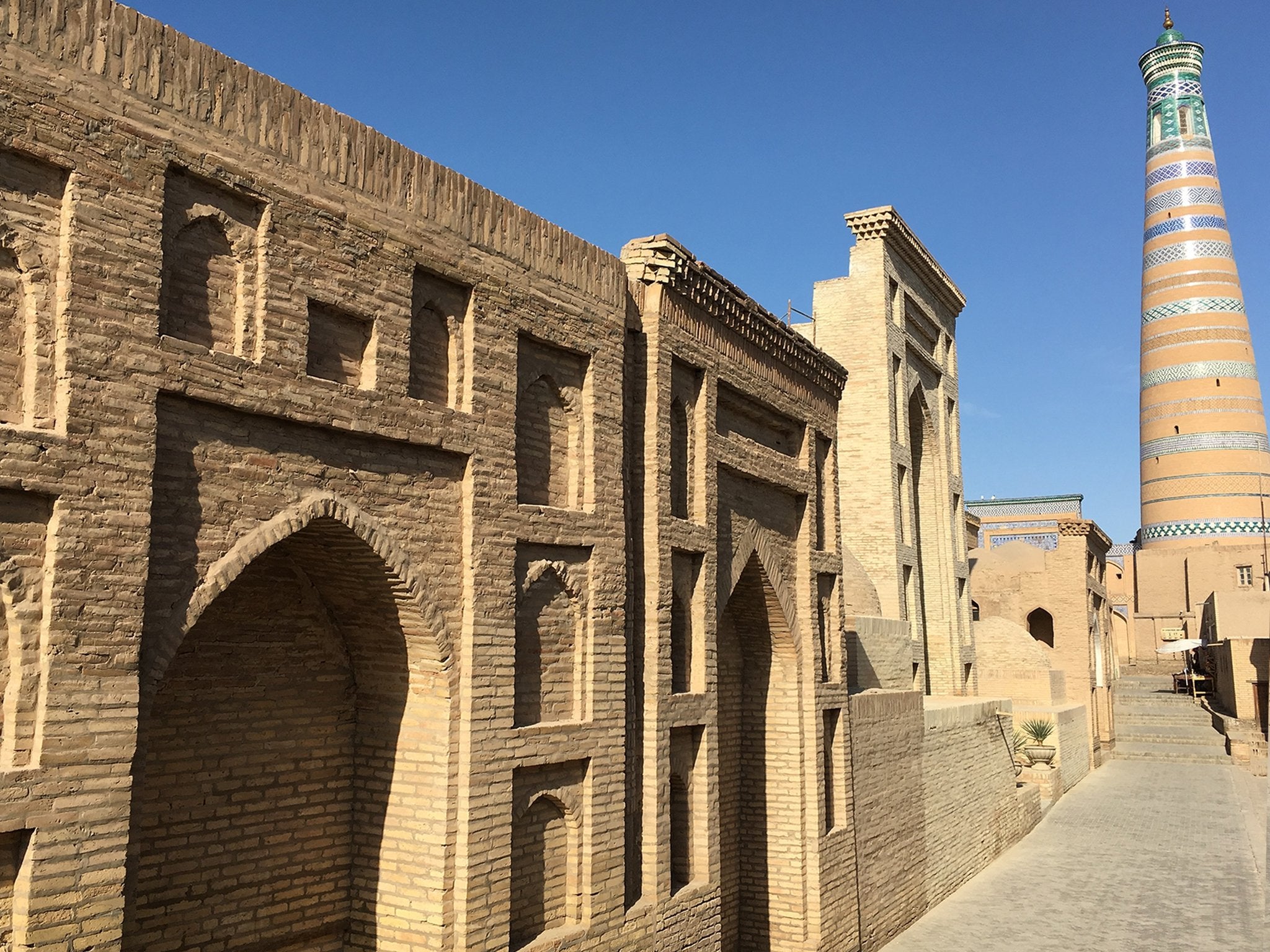 The Ichan Qala in Khiva in Uzbekistan, now much easier to see due to tourism reform