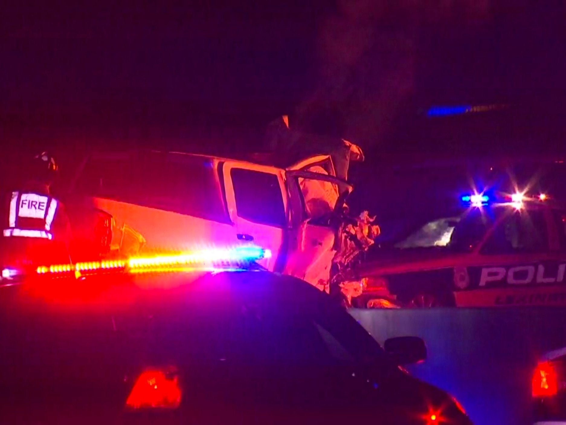 A suspected drunk driver in a pickup truck heading the wrong way on Interstate 75 near Kentucky hit an SUV carrying five family members from Michigan early Sunday, 6 January, 2019. The entire family family and truck driver died in the collision.