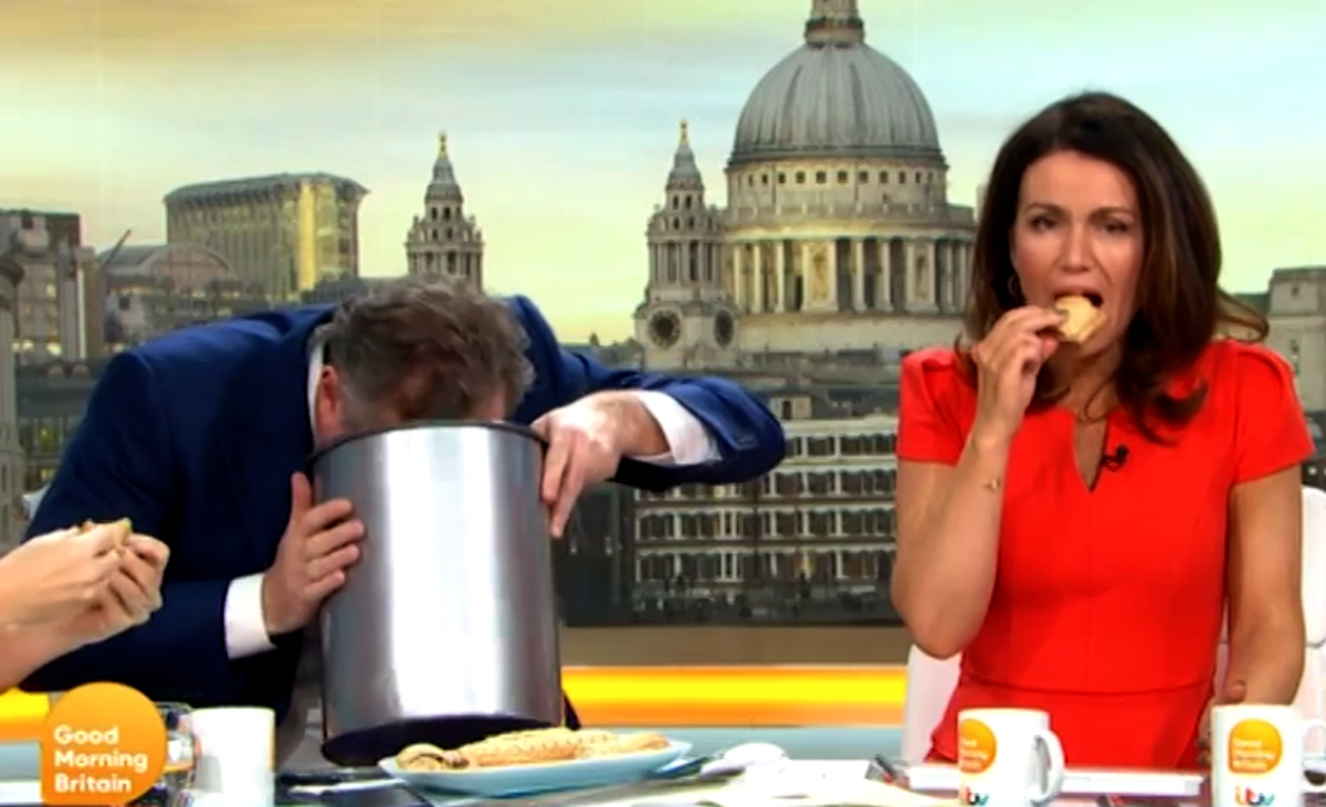 Piers almost vomits after tasting Greggs' vegan sausage roll on