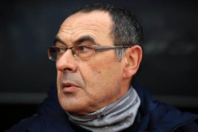 Maurizio Sarri has urged Chelsea fans not to sing derogatory chants against Spurs on Tuesday