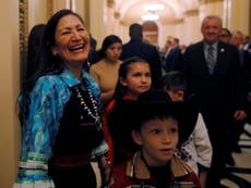 In photos: Becoming the joint first Native American congresswoman