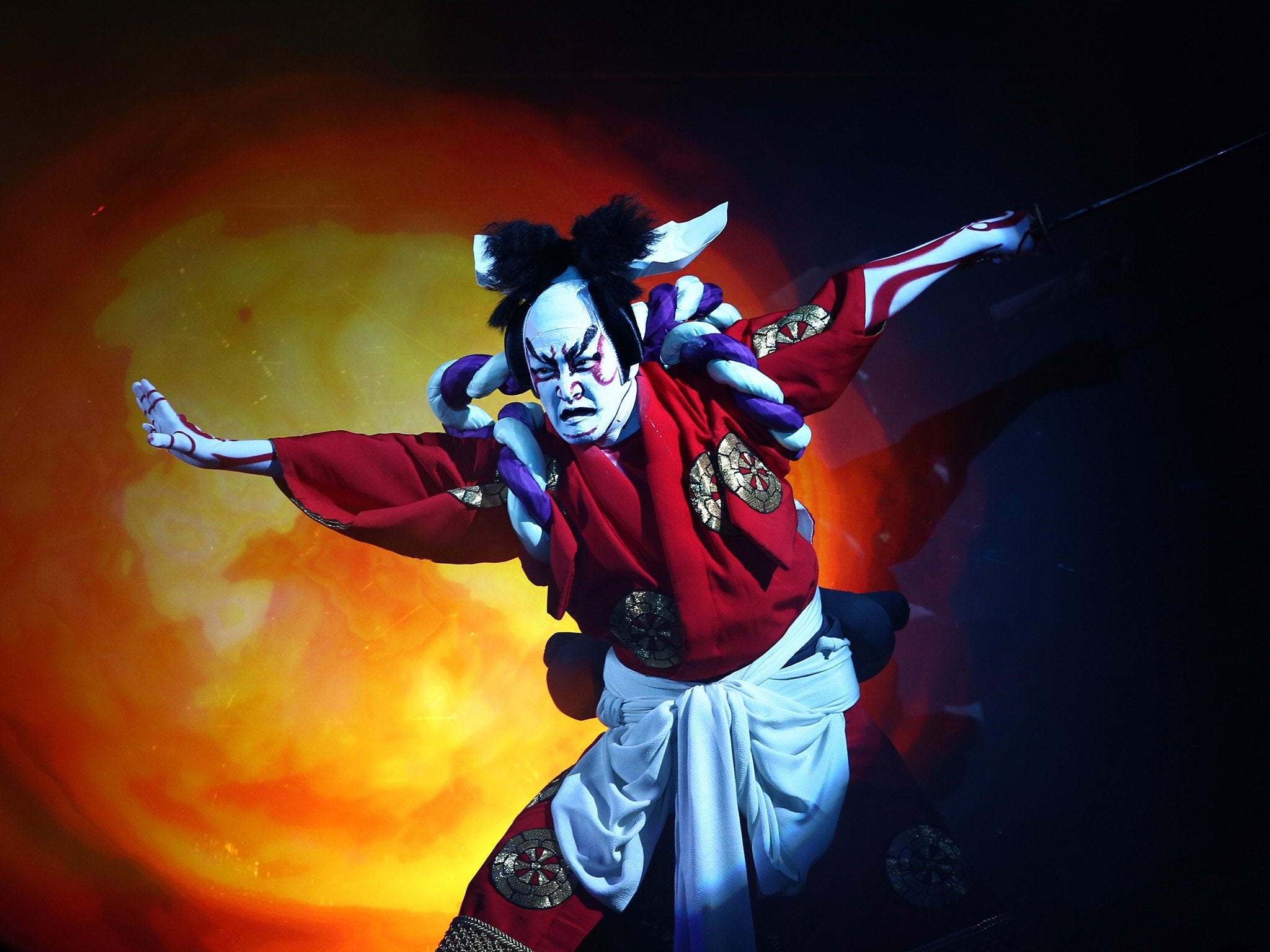 traditional kabuki theatre makeup