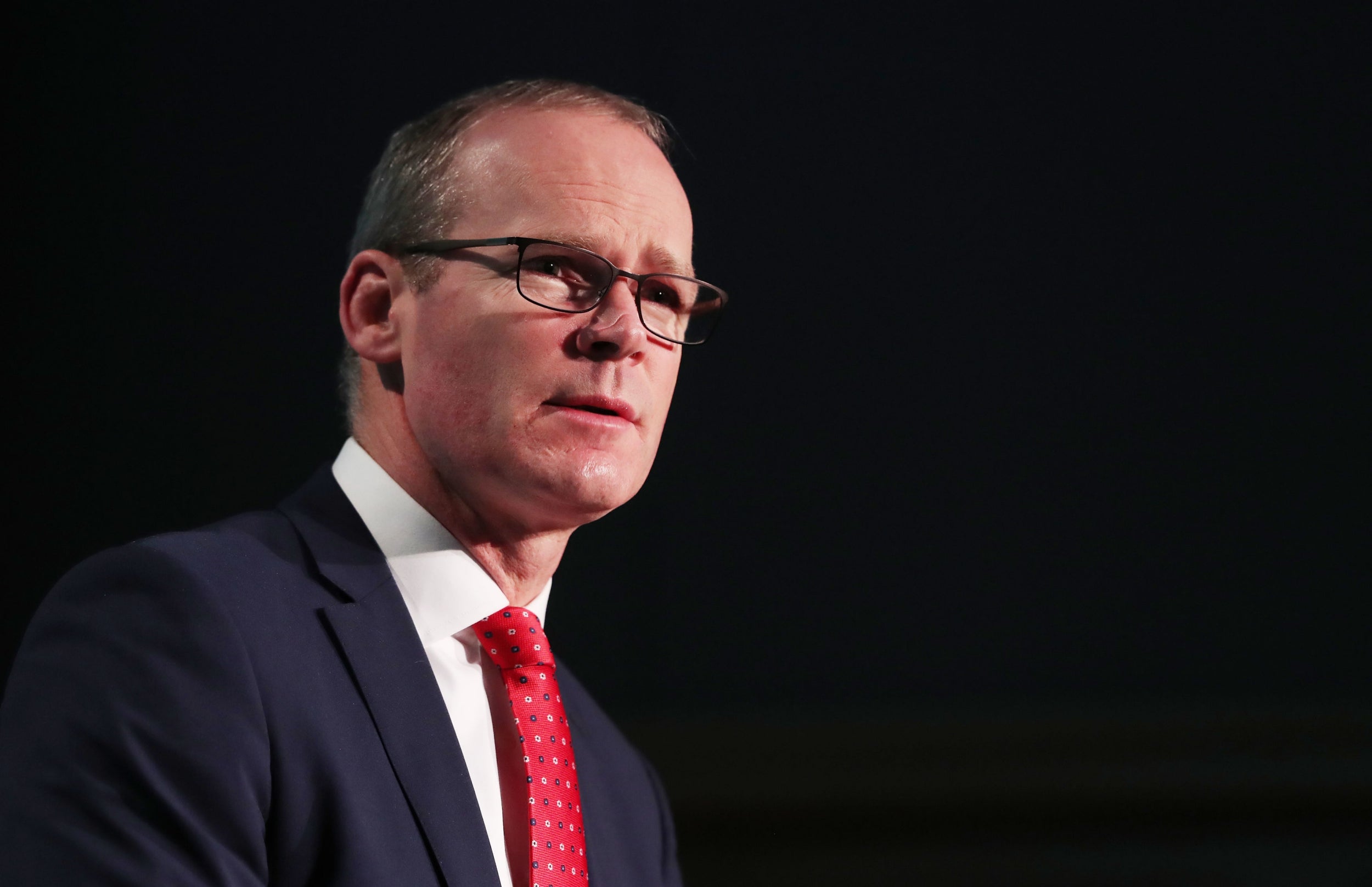 Ireland’s deputy prime minister and foreign minister Simon Coveney was caught on tape making unguarded comments about the possibility of a border
