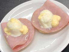 A photo of eggs benedict from Tesco cafe showed snobbery at its finest