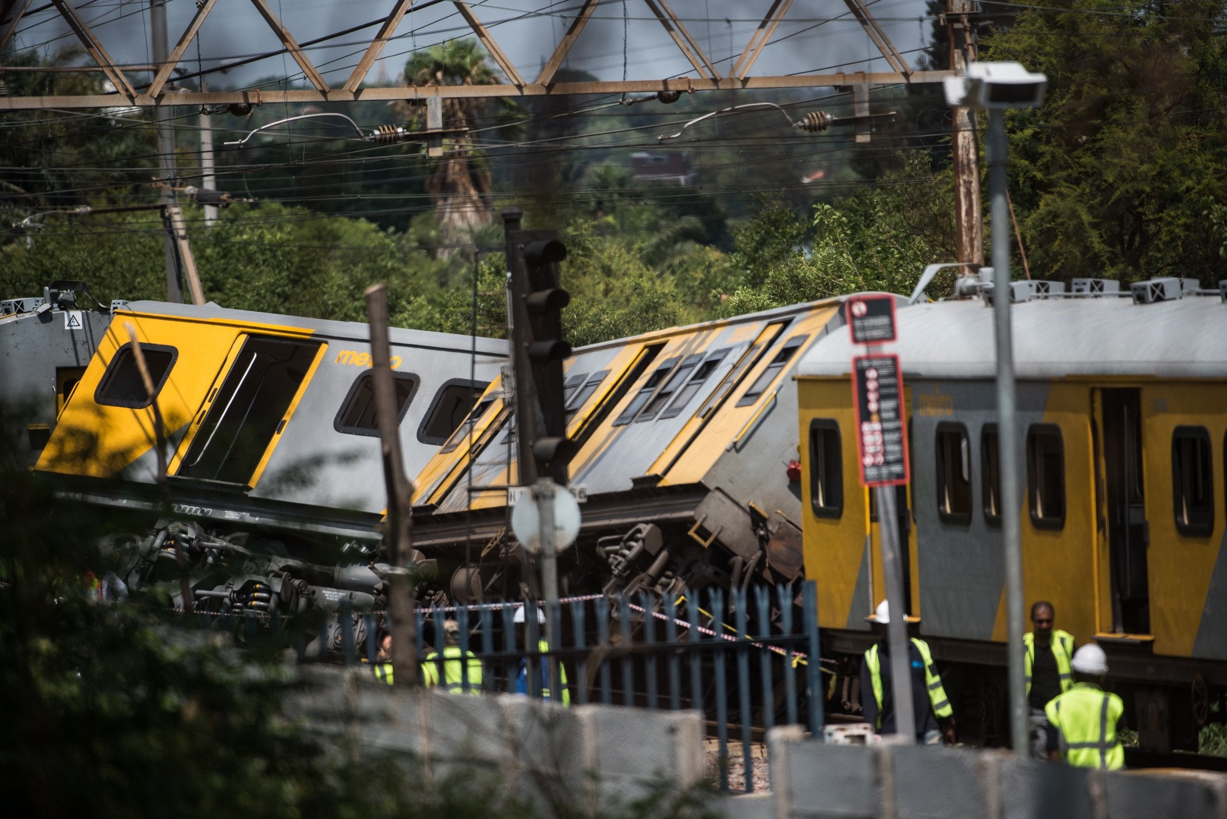 Officials said the Mountain View station line will be closed until investigations have concluded