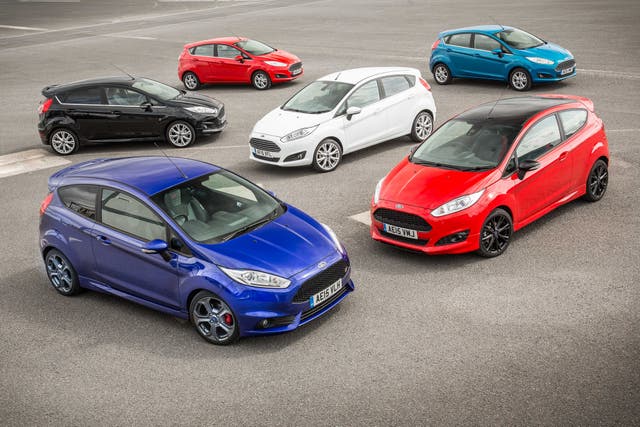 British drivers are more likely to be driving behind a Fiesta than any other model