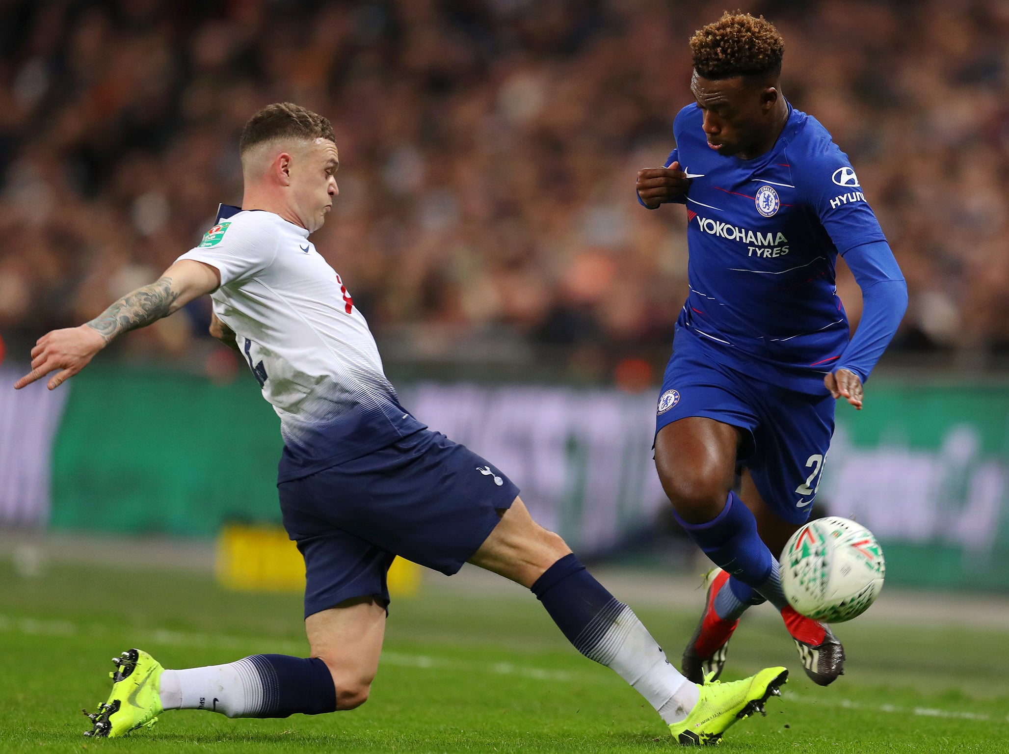 Callum Hudson-Odoi had a bright game for Chelsea