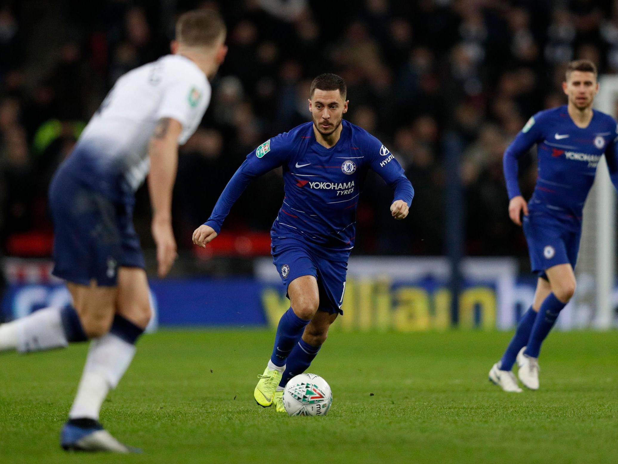 Eden Hazard impressed in Chelsea's defeat to Tottenham