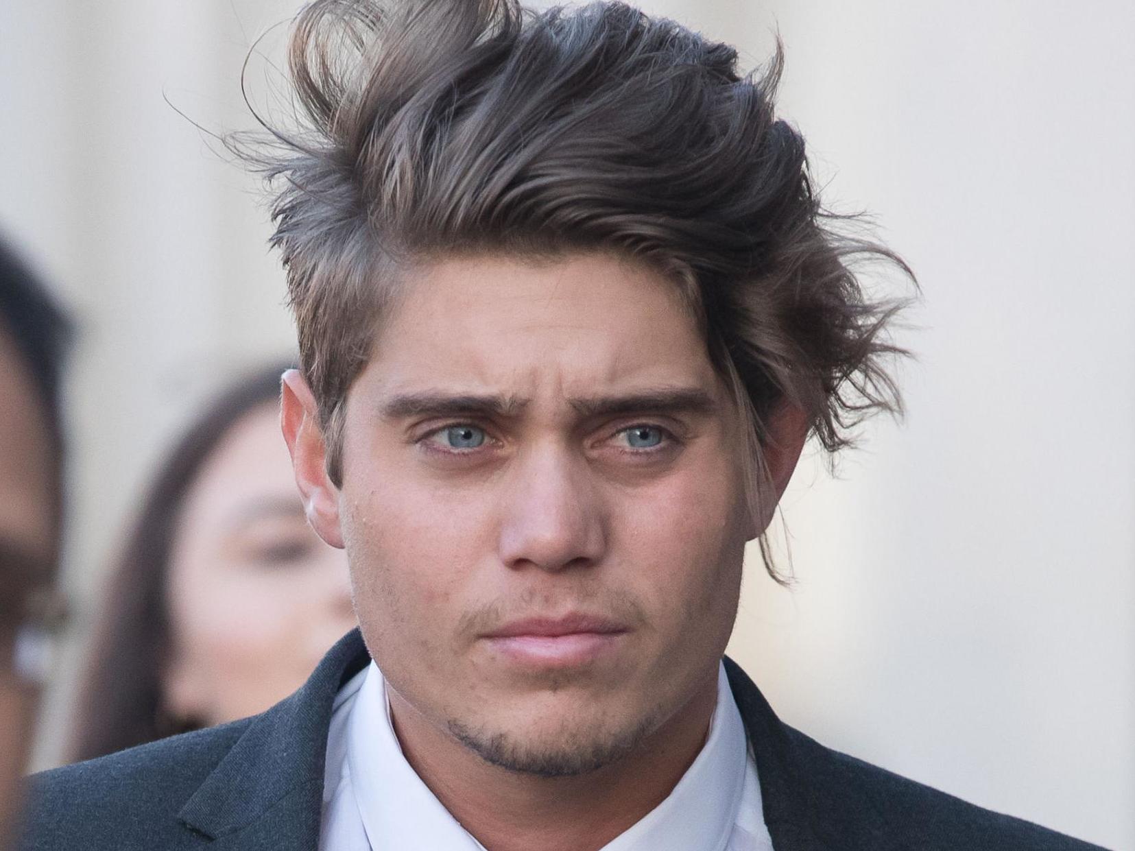 Alex Hepburn arrives at Worcester Crown Court