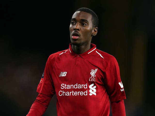 Rafael Camacho made his Liverpool debut in the FA Cup on Monday