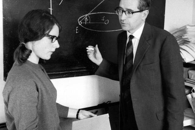 Jocelyn Bell (left) was instrumental in discovering pulsars, yet her supervisor Antony Hewish took the credit