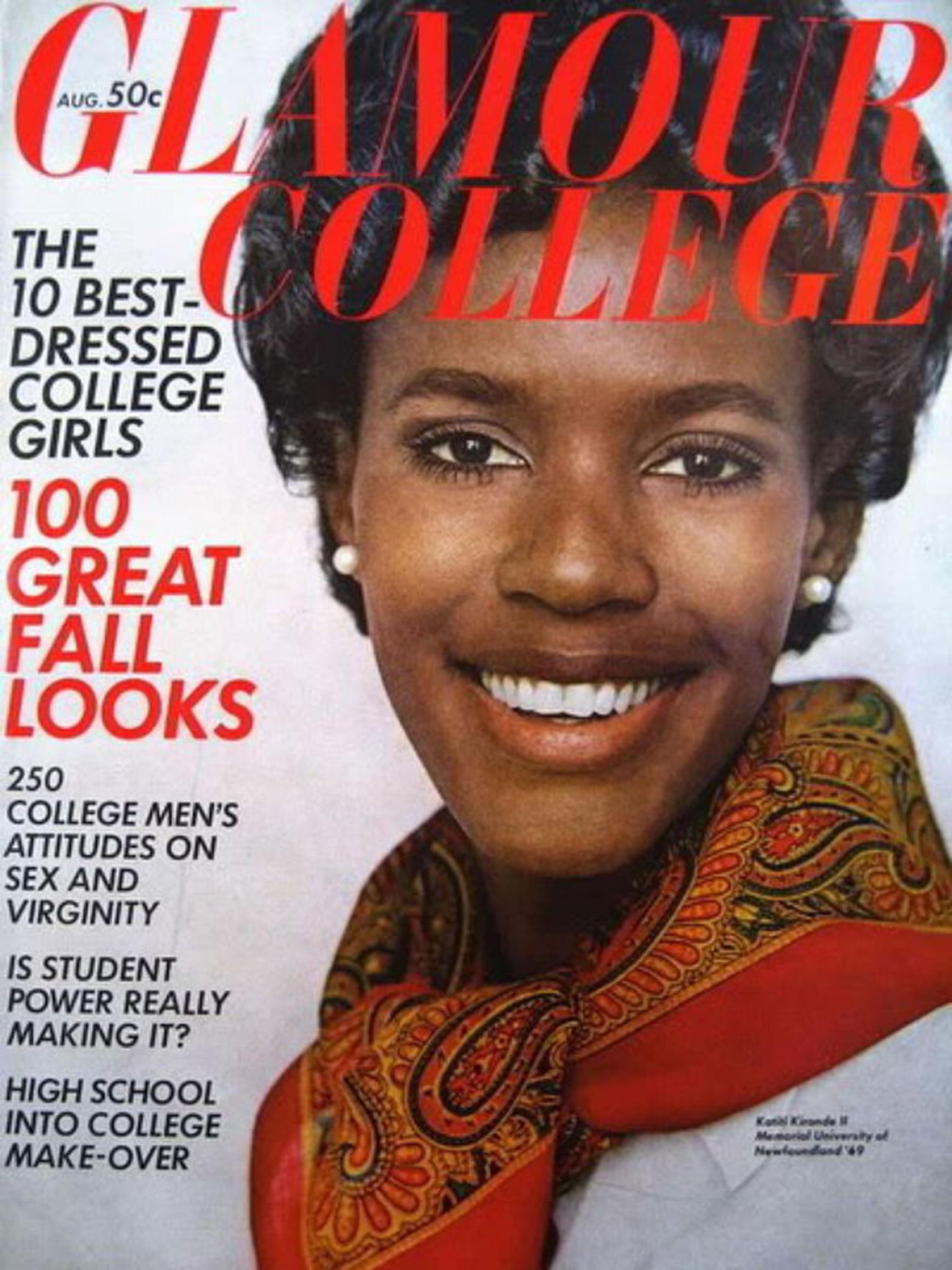 Glamour was the first magazine to feature a black woman on the cover