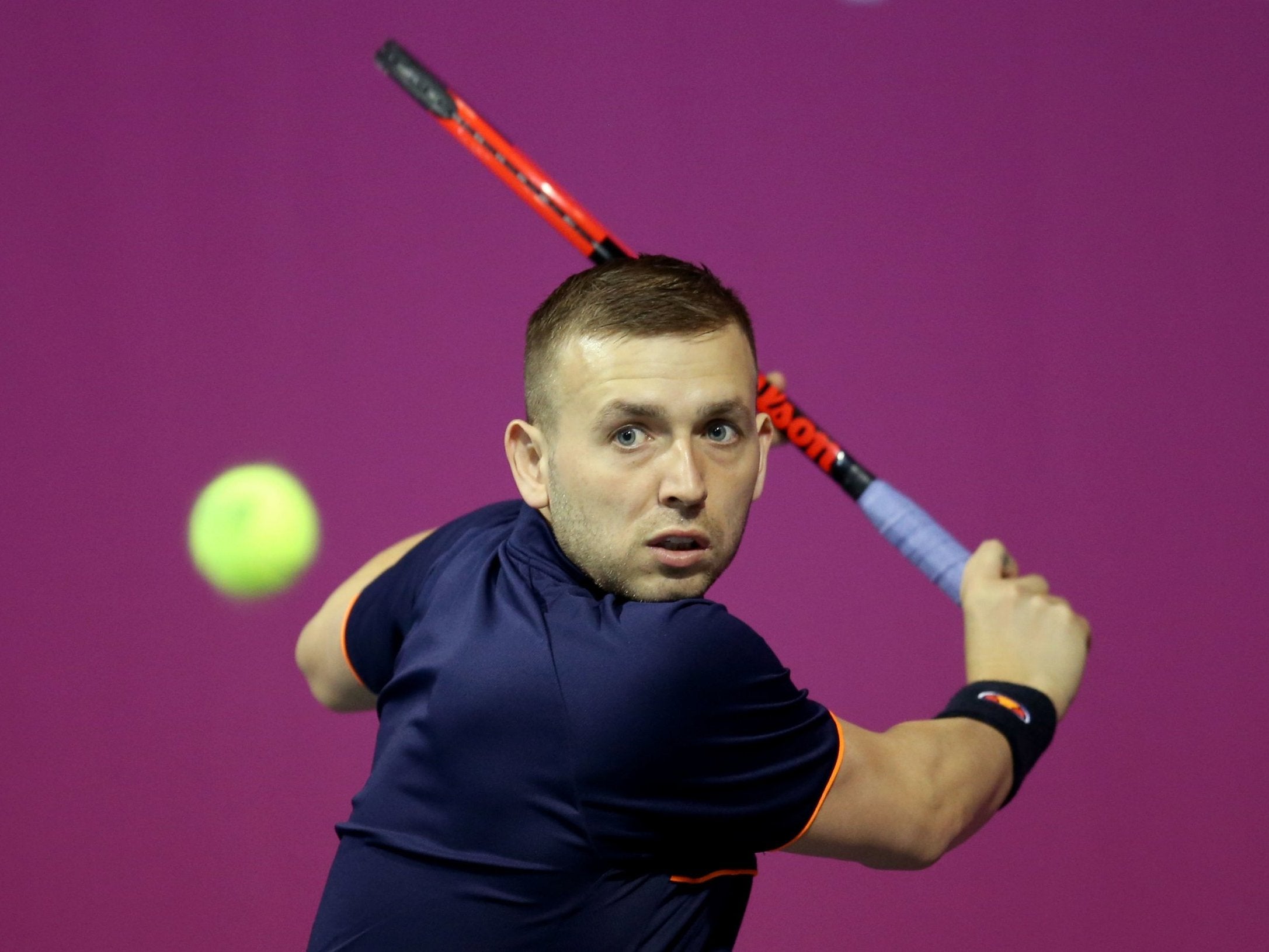 Dan Evans continued his bid to qualify for the Australian Open with victory over Rogerio Dutra Da Silva