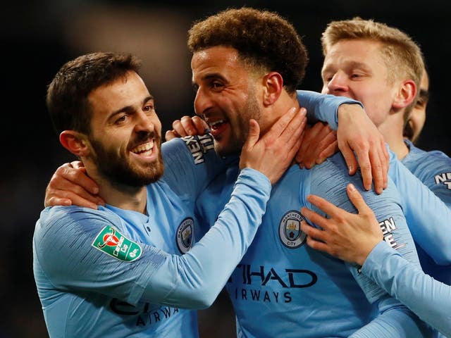 Manchester City thrashed Burton Albion 9-0 to put their Carabao Cup semi-final to bed