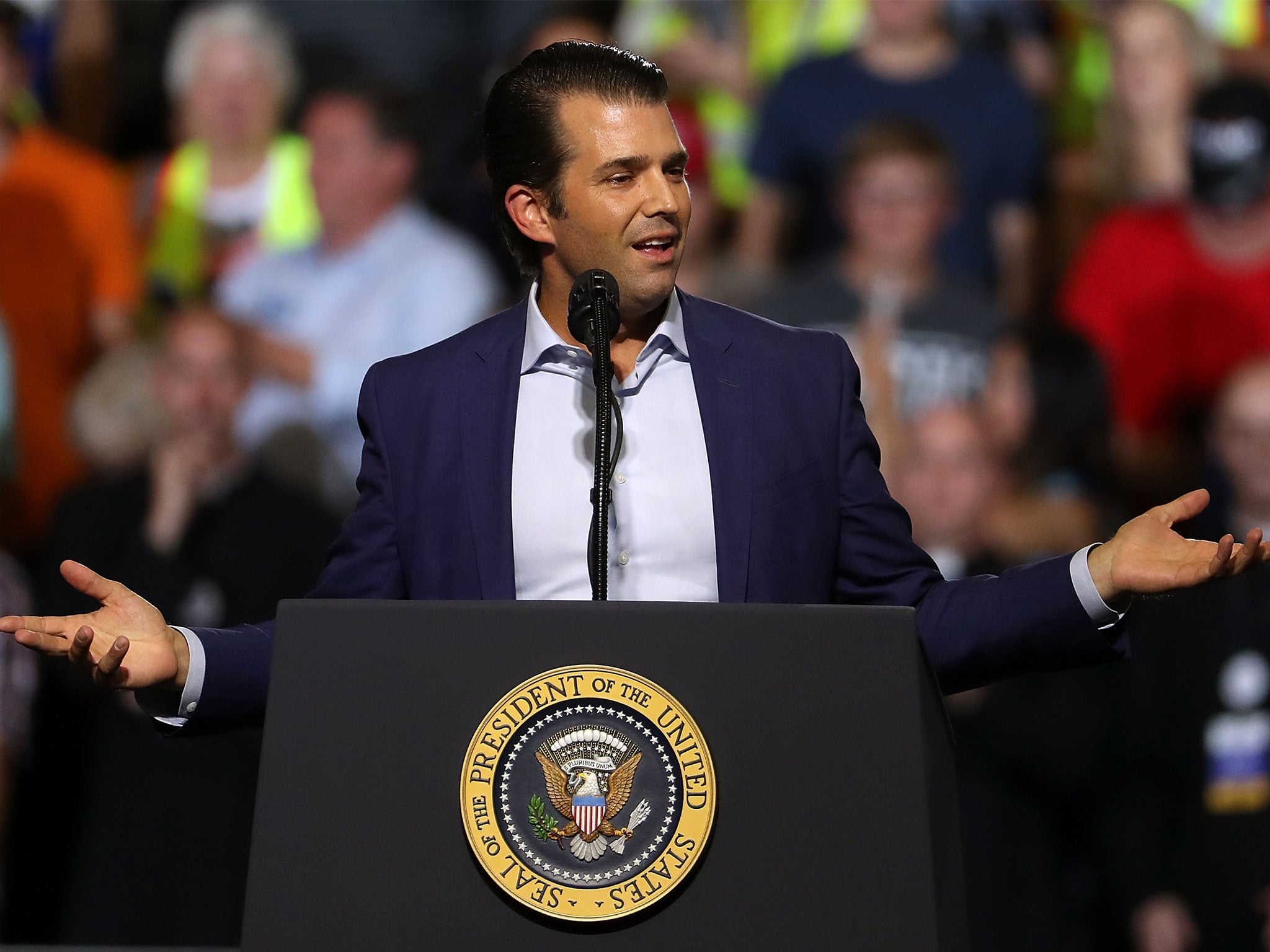 Donald Trump Jr was reportedly impressed by the film