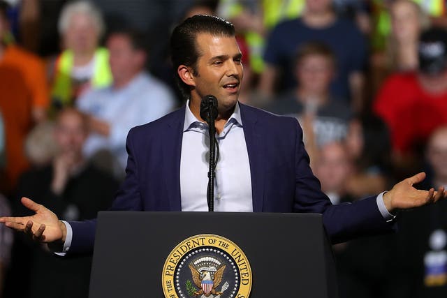 Donald Trump Jr was reportedly impressed by the film