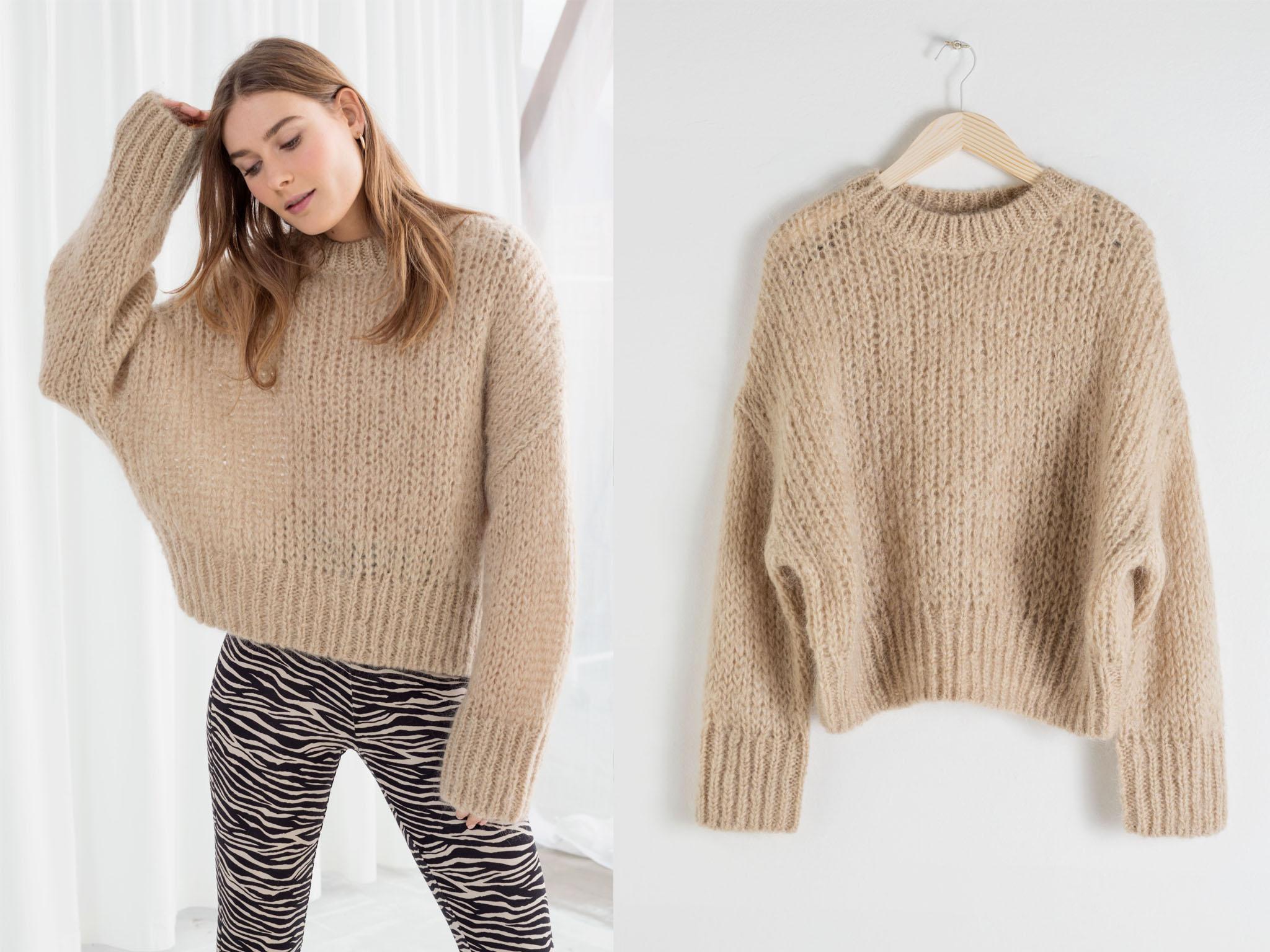 Women's Clothing Womens Off the Shoulder Chunky Knit Jumper Ladies ...