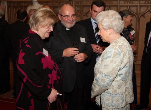 Meeting Queen Elizabeth at Windsor Castle in 2010