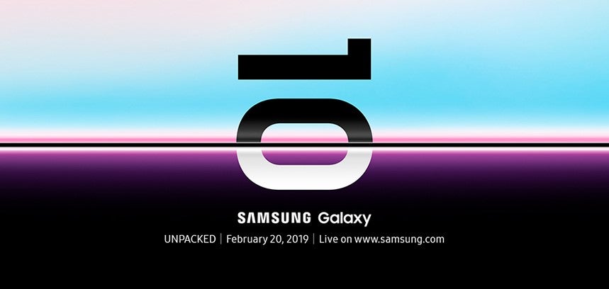 An invite sent by Samsung for a media event in February