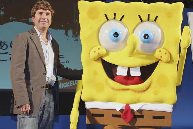 Stephen Hillenburg poses at an event held at Tokyo International Anime Fair on 23 March, 2006 in Tokyo, Japan.