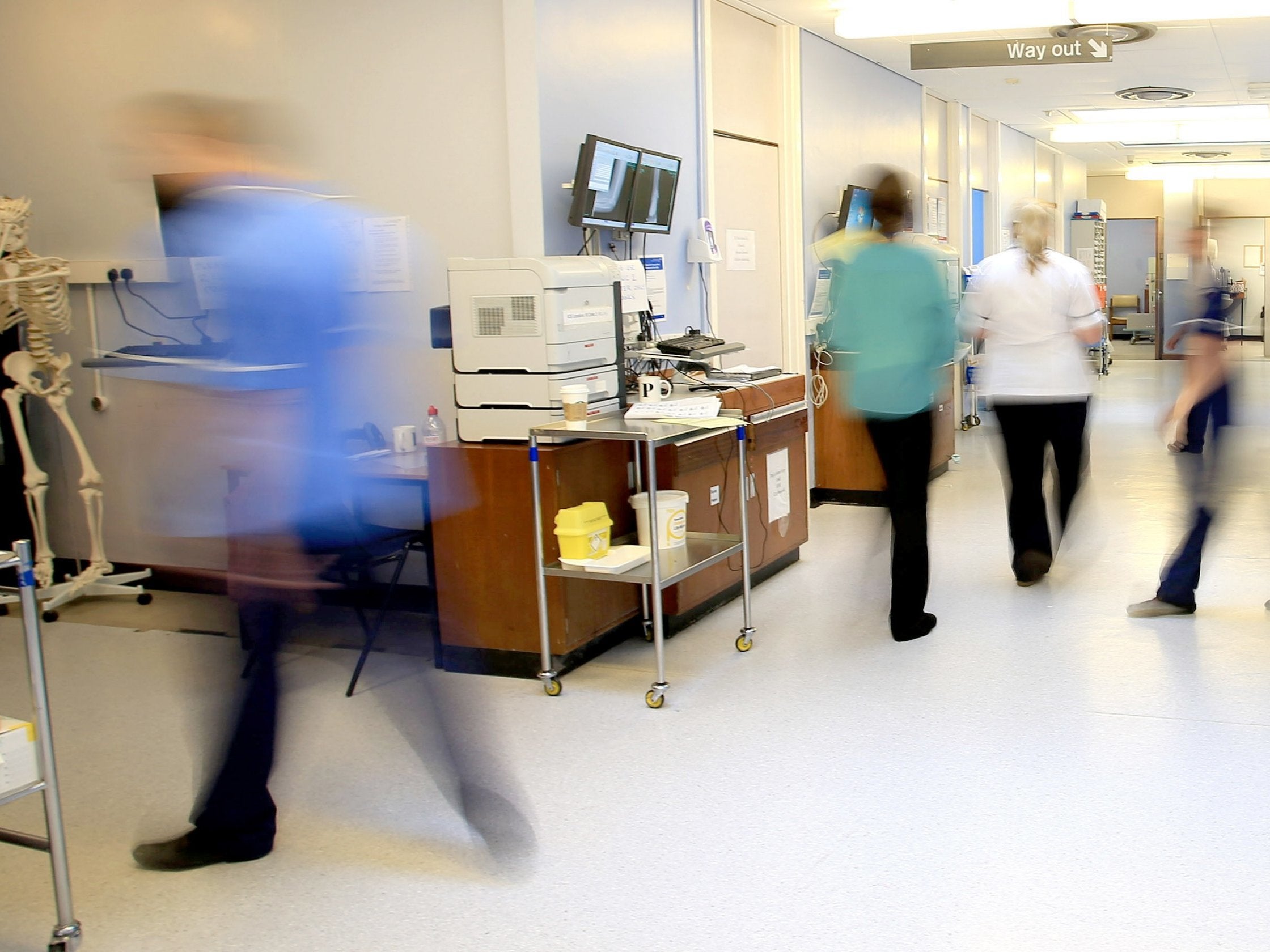 Fewer than 7 per cent said they expected to remain working in the NHS after the age of 65