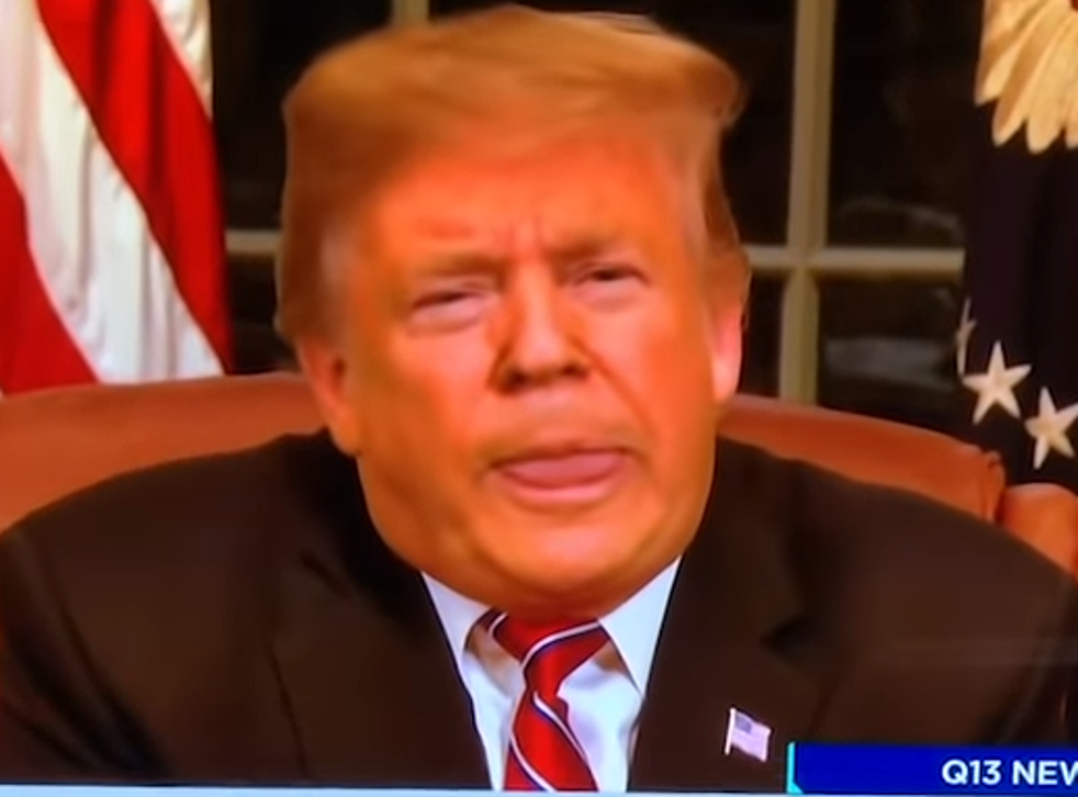 Tv Station Editor Sacked For Making Trump Appear More Orange And To Loll His Tongue Out During Speech The Independent The Independent