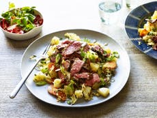 Thai beef and potato salad, recipe